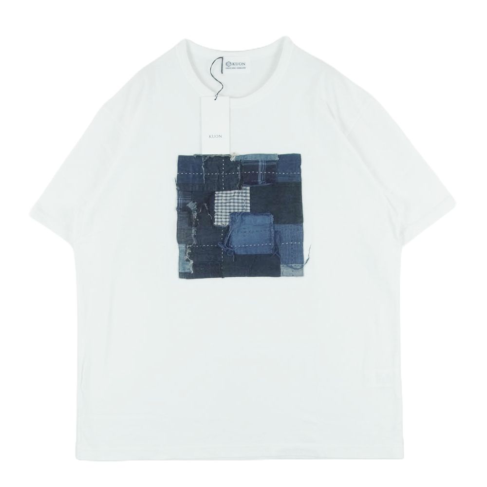 KUON クオン 190CS0120H1 Boro Patched Tee ボロ デニム パッチワーク 半袖 Tシャツ ホワイト系  XXL【極上美品】【中古】 - メルカリ