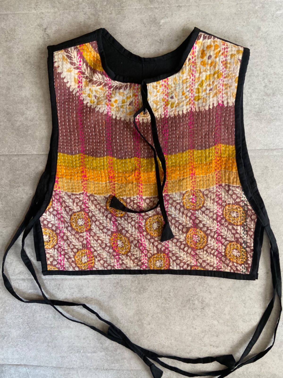 カンタキルトベスト ヴィンテージカンタキルトのベスト（ラリーキルト