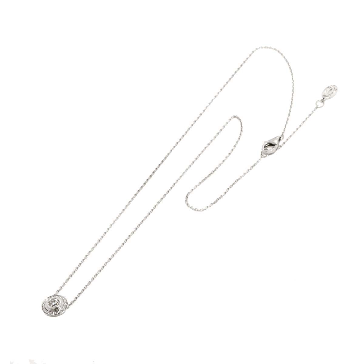 カルティエ Cartier ダイヤ 0.24ct H/VVS1/3EX ダムール ネックレス  