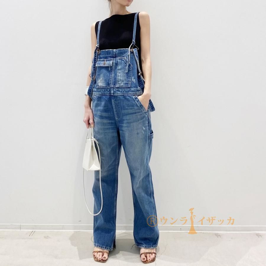 デニムサロペット レディース オーバーオール サロペット 夏 春 オールインワン サロペット デニムパンツ デニムつりズボン ジーンズ カジ