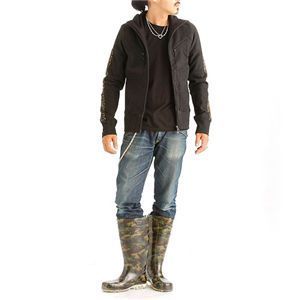 対象 迷彩レインブーツ