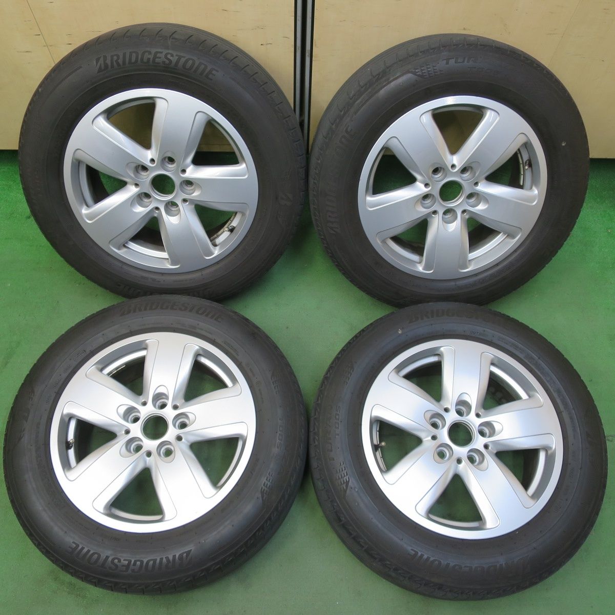 F60 MINI ミニ クロスオーバー 純正ホイール中古品4本セット！ MINI F60クロスオーバー純正 17インチホイール 4本ブラック 新車外し品