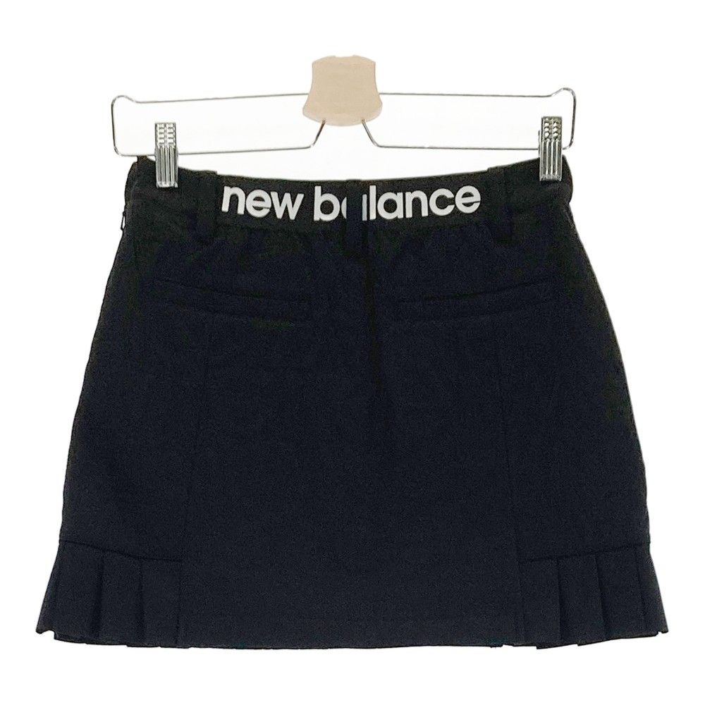 サイズ：00 NEW BALANCE GOLF ニューバランス 2024年モデル 裏微起毛 スカート ロゴ総柄 ブラック系 [240101442261] ゴルフウェア レディース ストスト サイズ：0 NEW BALANCE GOLF ニューバランス 2024年モデル