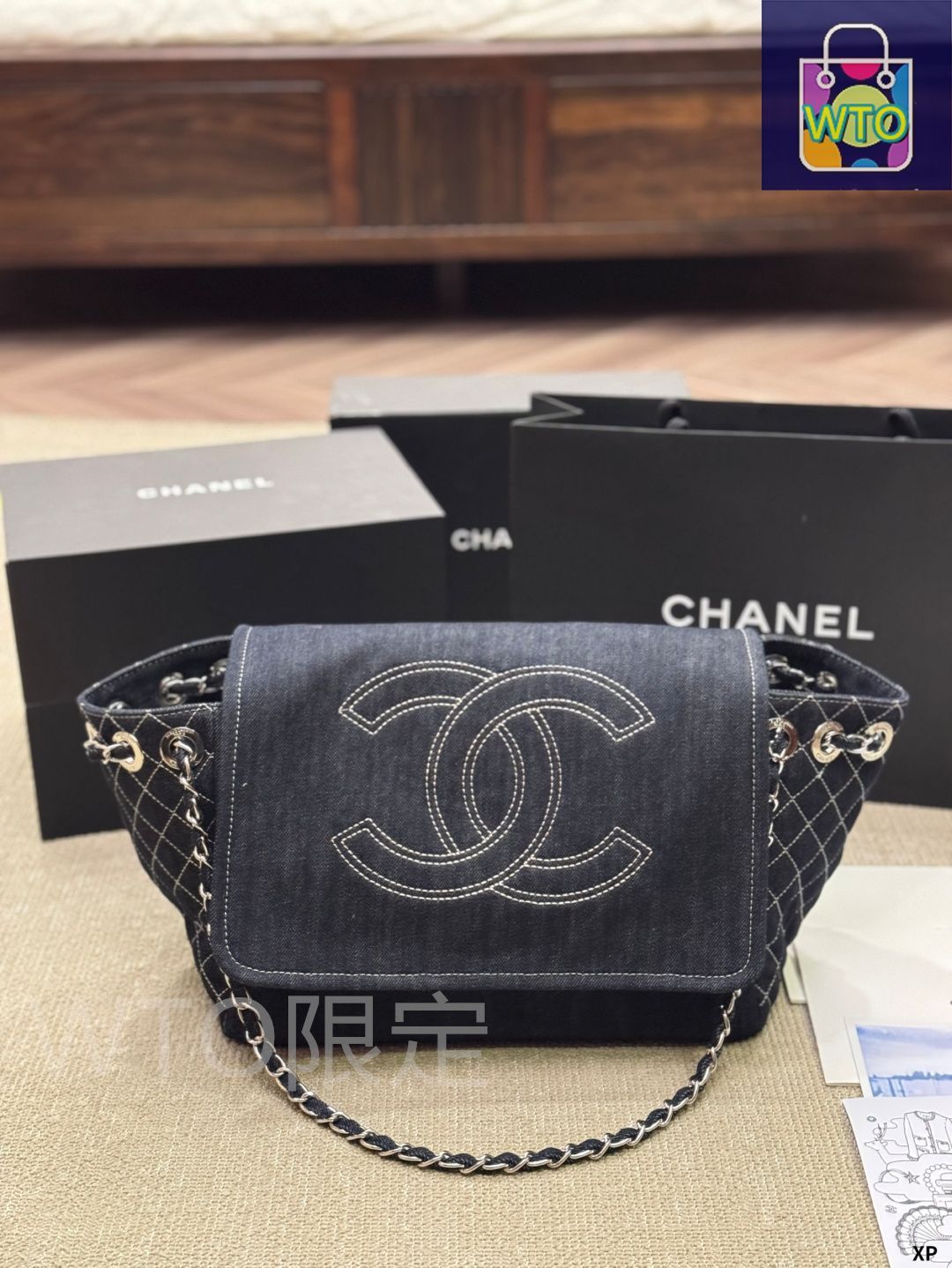 ◆希少◆VINTAGE◆関送込【CHANEL】19*ミディアム*トートバッグ ◇希少◇VINTAGE◇関送込【CHANEL】19*ミディアム*トートバッグ