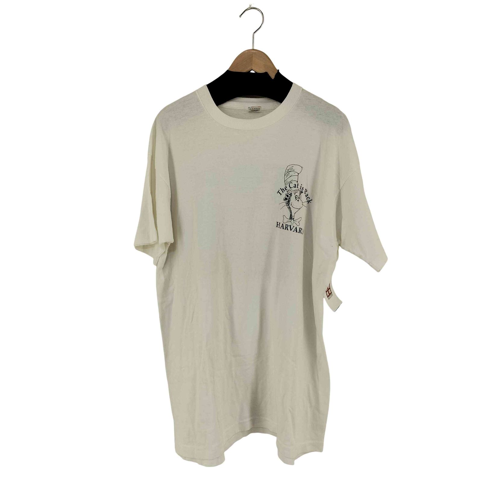 フルーツオブザルーム FRUIT OF THE LOOM USA製 Dr.Seuss The Cat in the Hat シングルステッチTEE メンズ import：XL 