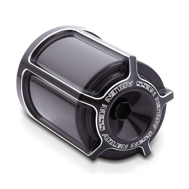 ARLEN NESS reusable billet oil filter kit. Beveled. Black | 960827