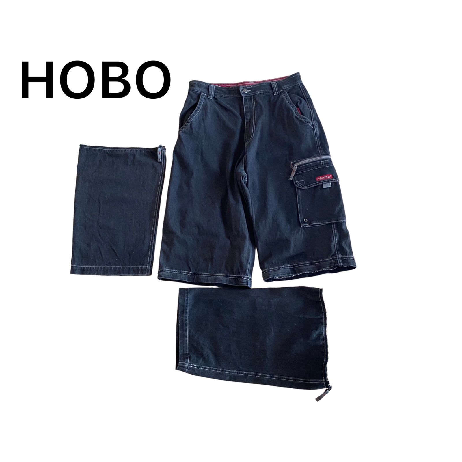 90s【HOBO】激レア テクニカルバギーパンツ ホーボー ヒップホップ