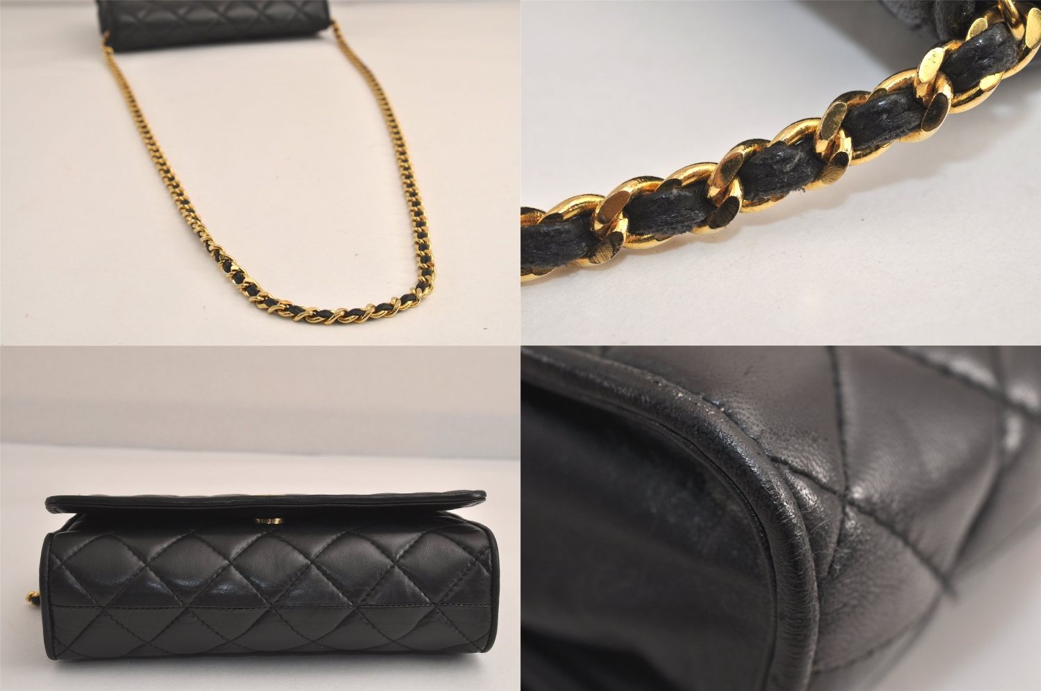 GIVENCHY ジバンシィ キルティング レザー チェーン ショルダークロス 