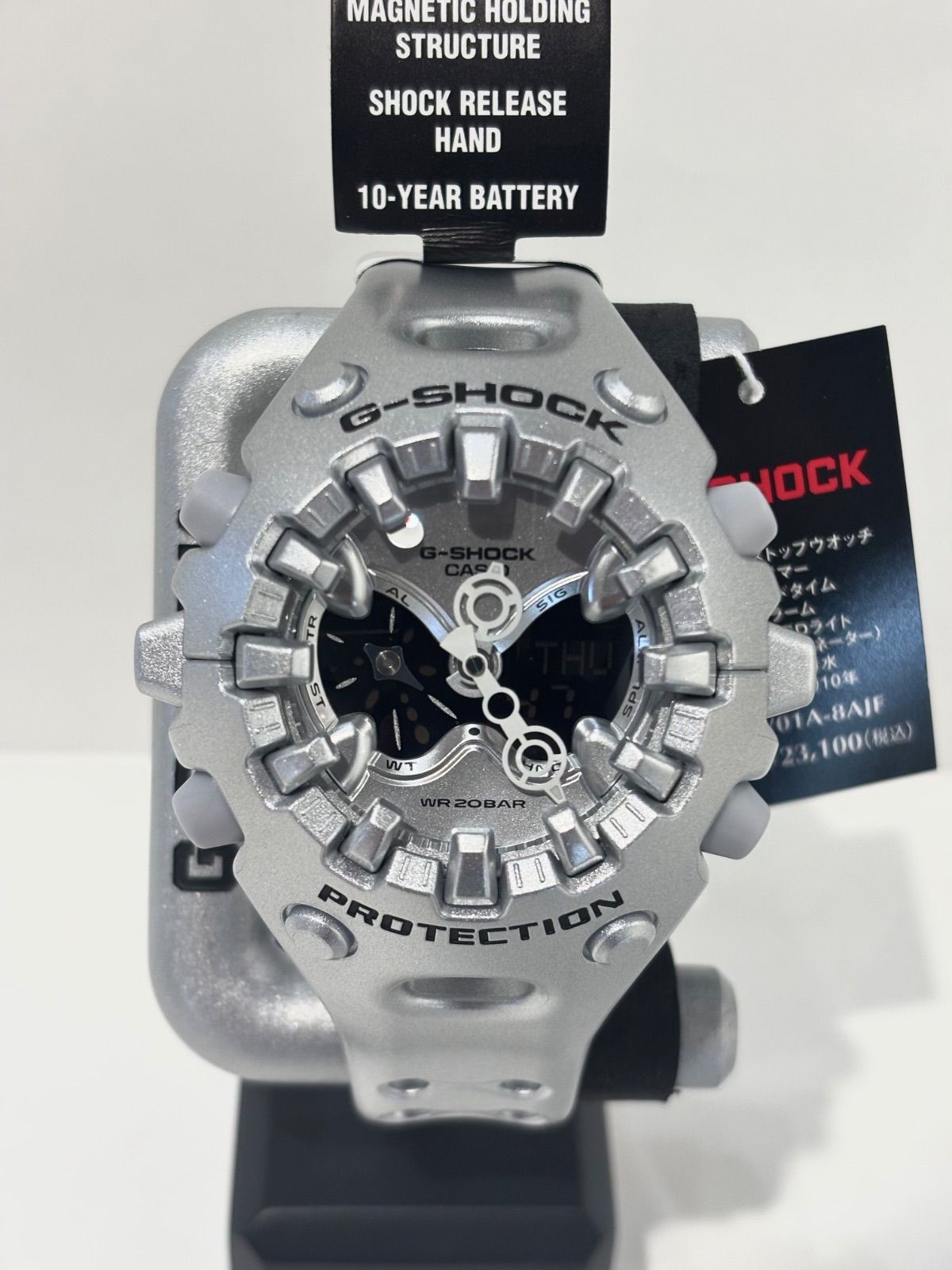 新品未使用　G-SHOCK　GA-V01A-8AJF　シルバー　国内正規品 GA-V01シリーズ / GA-V01A-8AJF – GQ SHOP