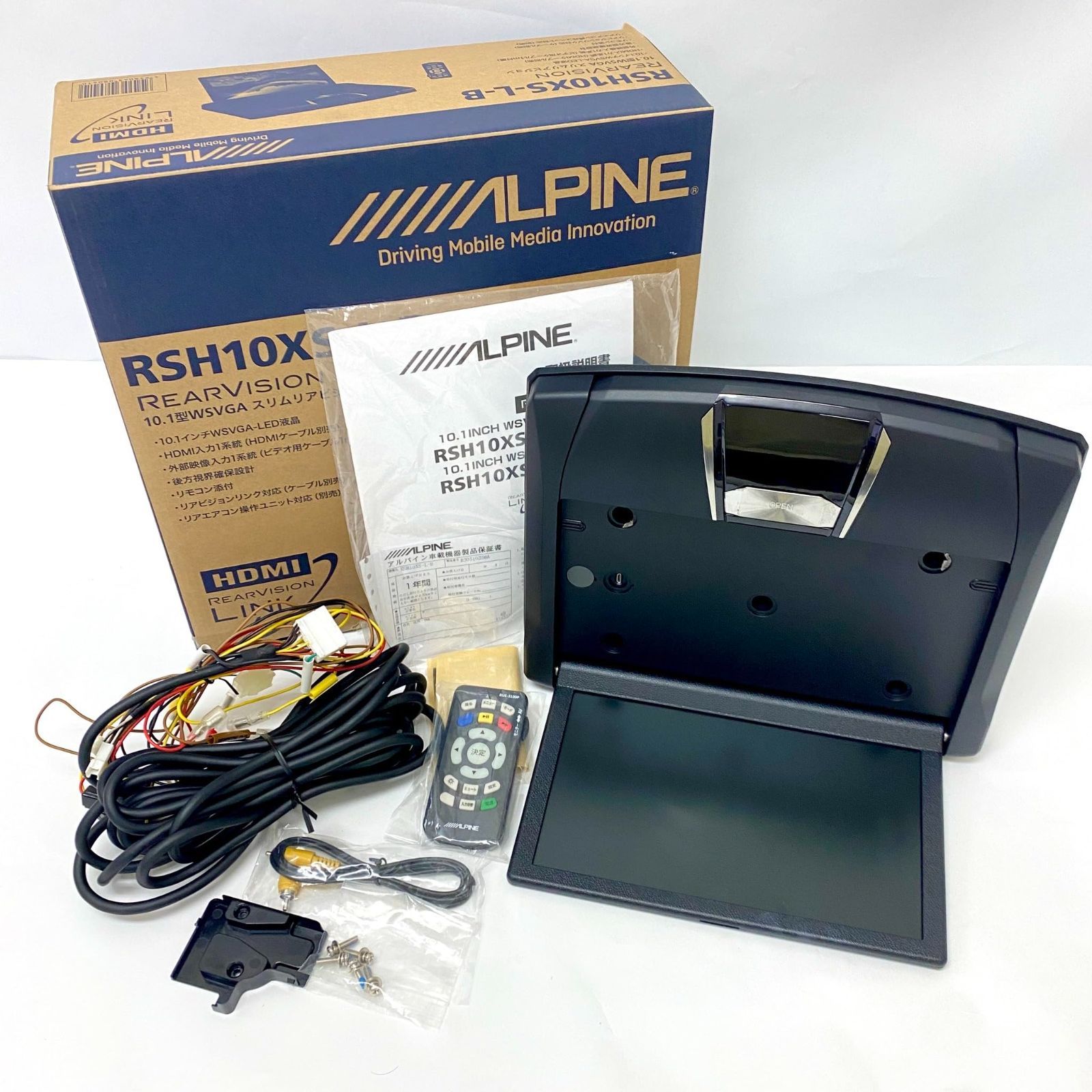 アルパイン ALPINE RSH10XS-L-B フリップダウンモニター 10.1インチ 3483