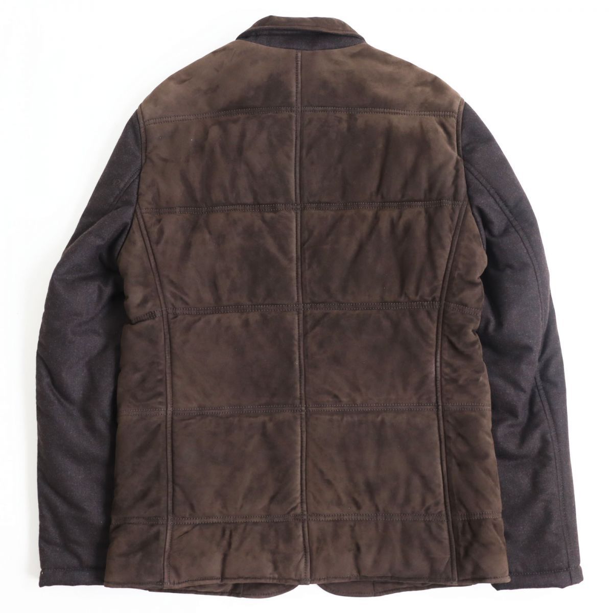 未使用品○定価251900円 HUGO BOSS ヒューゴボス ラムスウェードレザー 