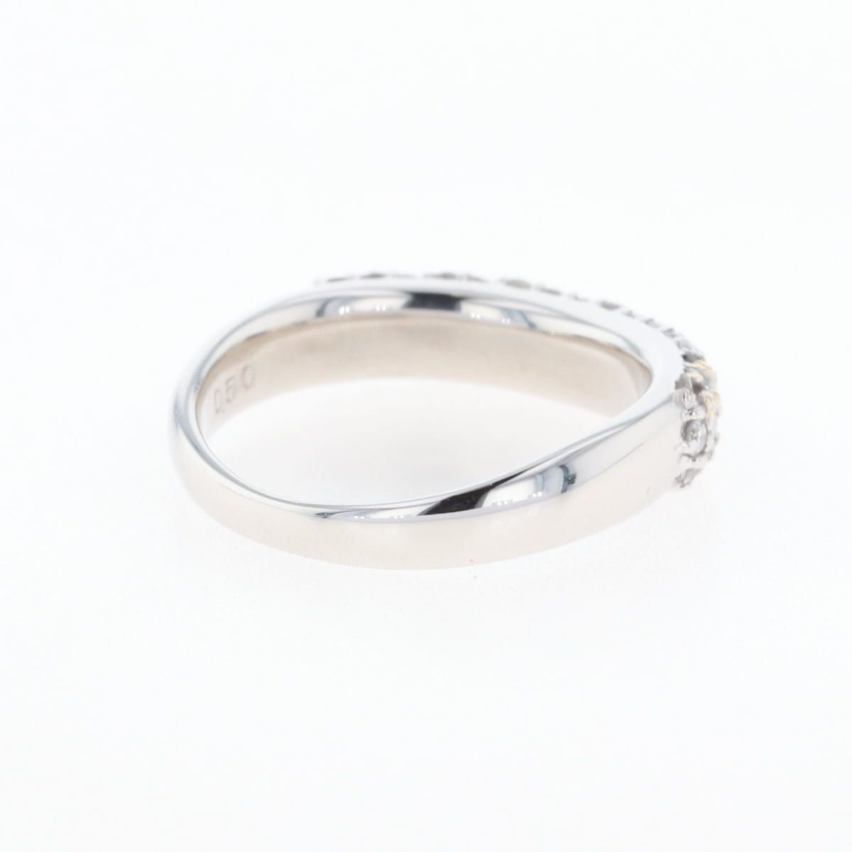 メレダイヤ デザインリング プラチナ 指輪 リング 10号 Pt900  