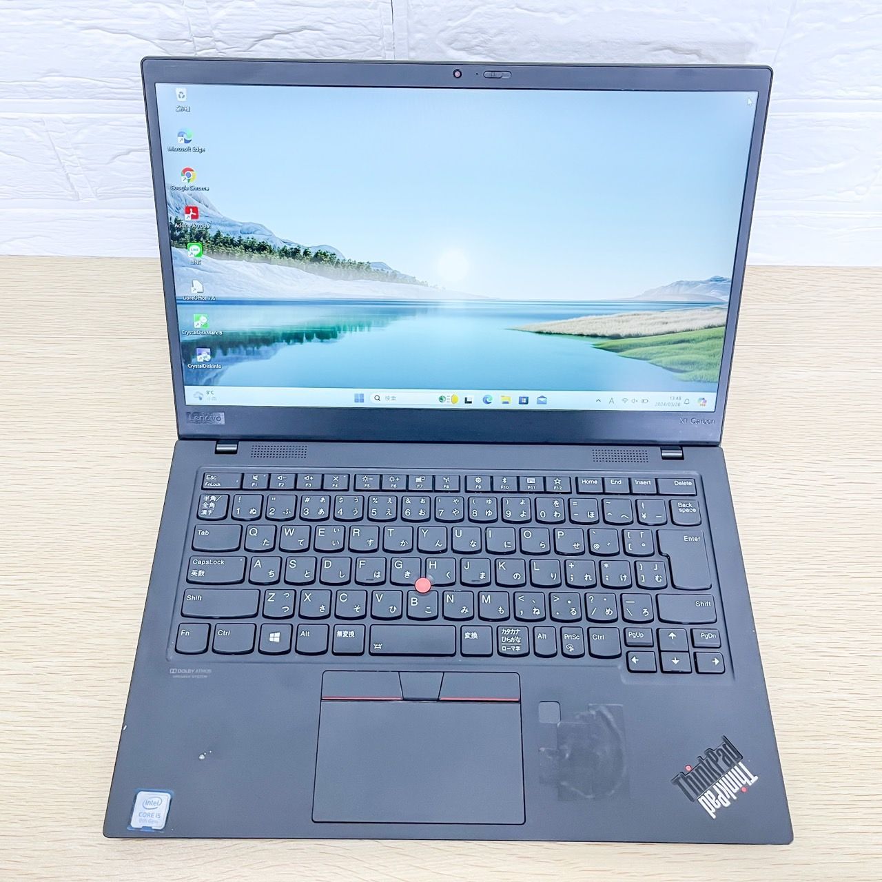 【訳アリ】Lenovo レノボ ThinkPad X1 Carbon 7th gen Core i5-8250U メモリ:16GB SSD(NVMe):512GB FHD14インチ Windows11 Pro モバイルノート テレワーク 外部モニター接続不良