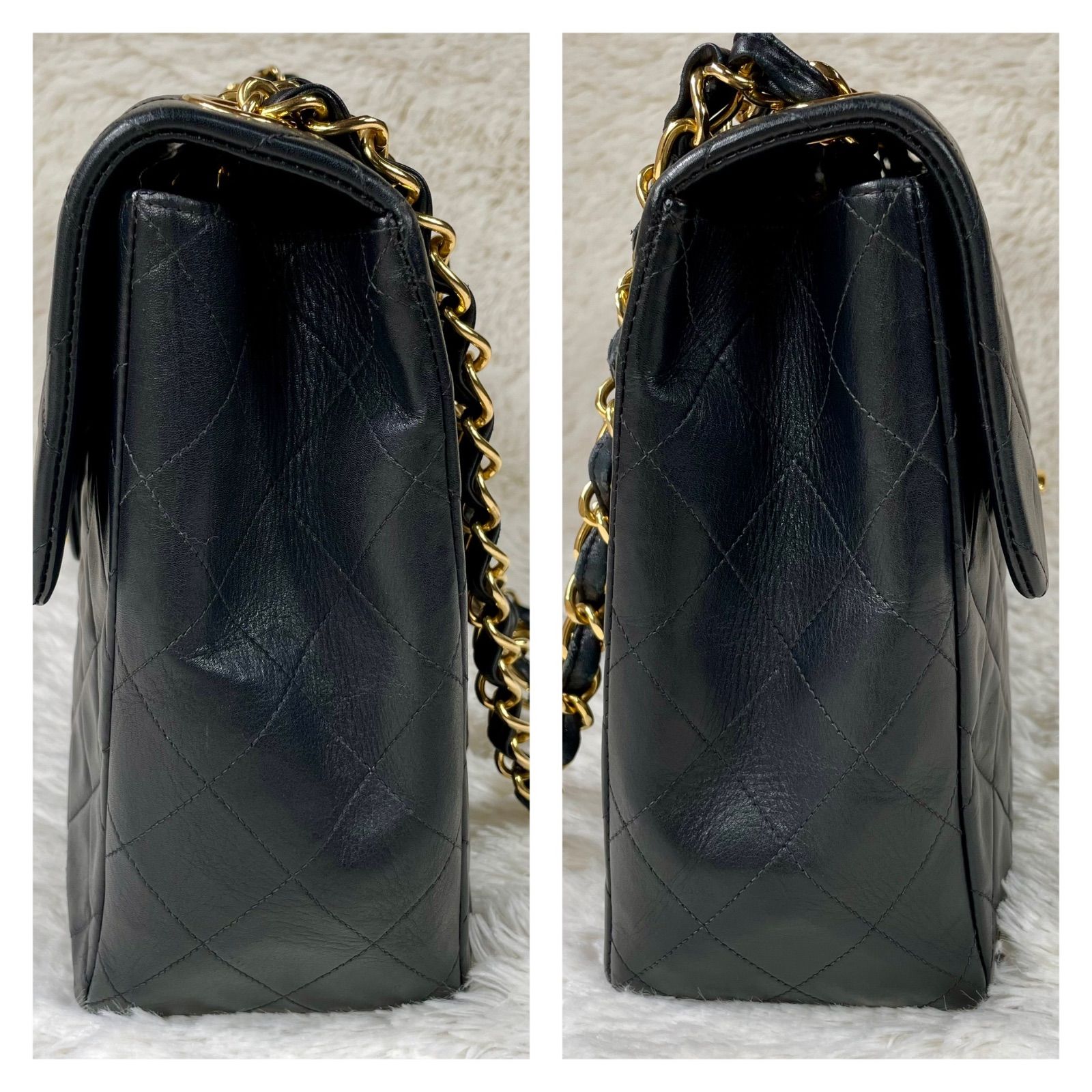 極美品】CHANEL シャネル デカマトラッセ シングルフラップ