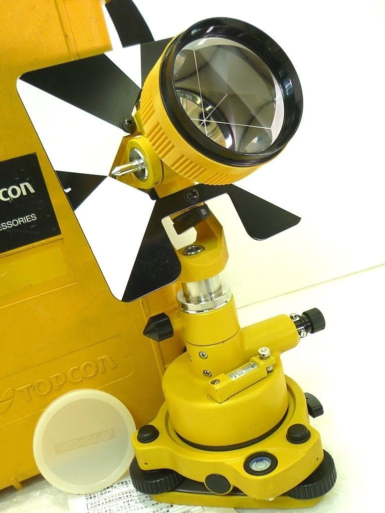 22年校正済み TOPCON トプコン 1素子プリズム EDM ACCESSORIES-3 着脱式整準台セット 付属品 長距離測量 測定 ハードケース  建築 お得_84 - メルカリ