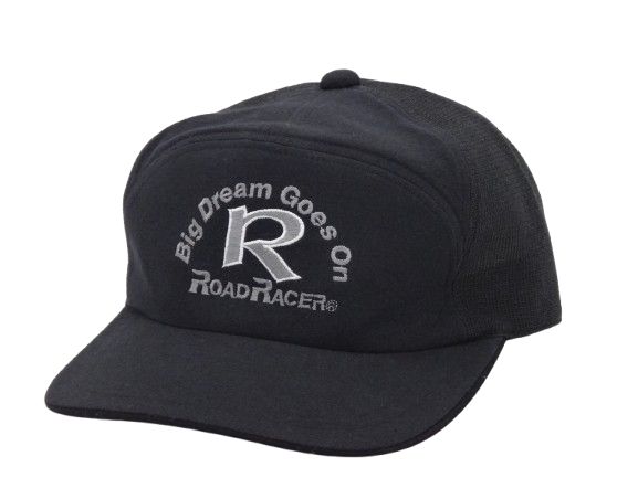 SJDオリジナル【大きいサイズ・3L】RoadRacer ワイドキャップ ブラック アポロキャップ 野球帽  帽子 紳士 メンズ 日本製 国産 枚方製 誠実堂製帽所 セイジツドウセイボウショ せいじつどうせい