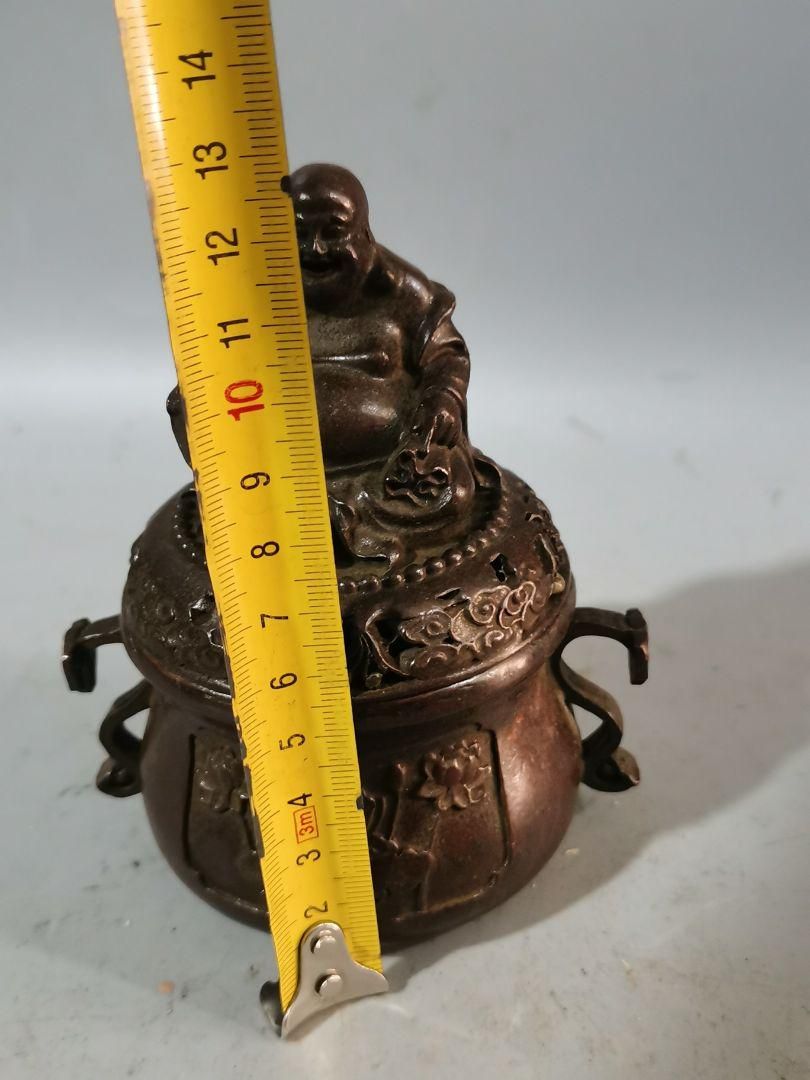 銅製 如意耳炉塔
