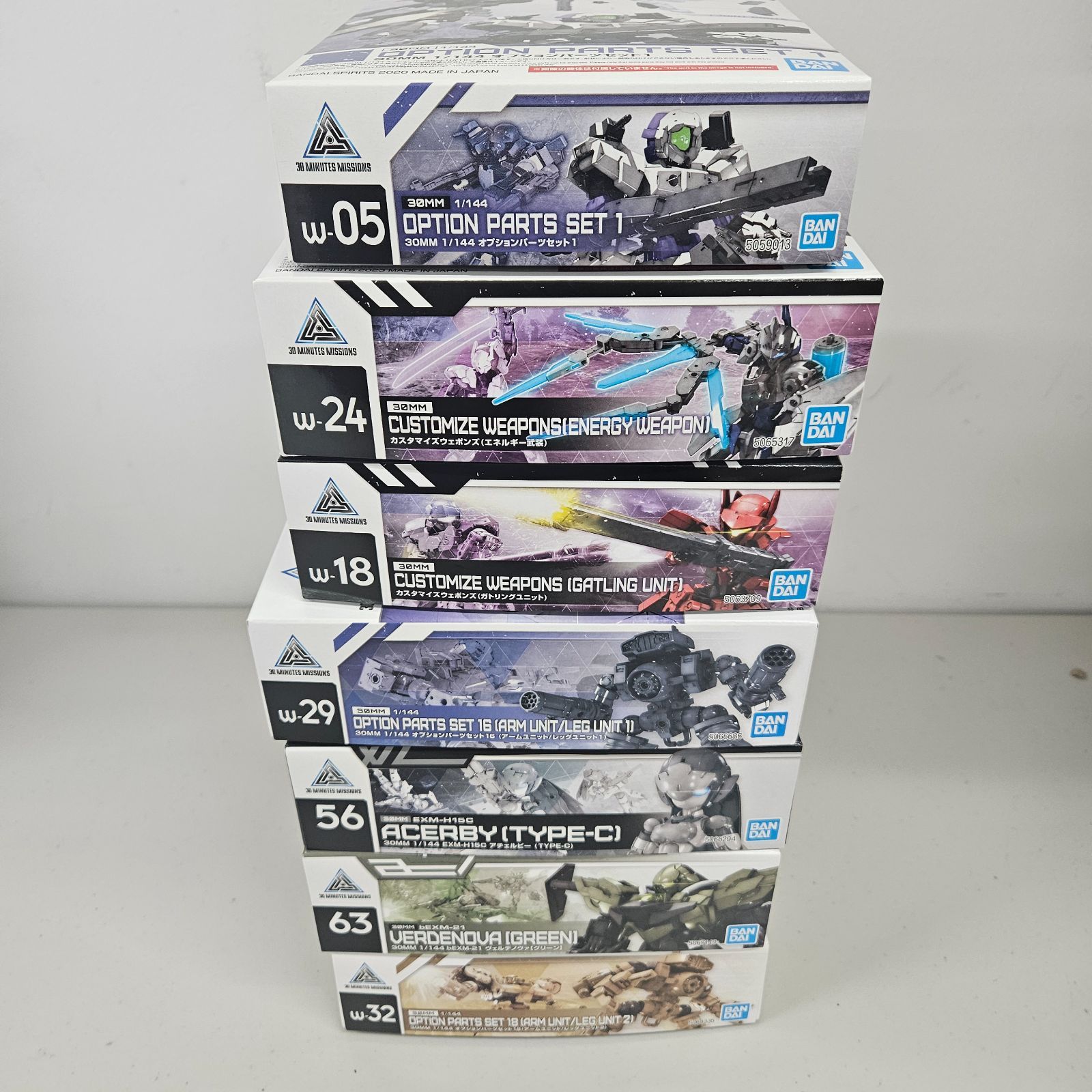 BANDAI 30MMセット 未開封 新品未開封】30MM 7個セット オプションパーツセットなど - メルカリ