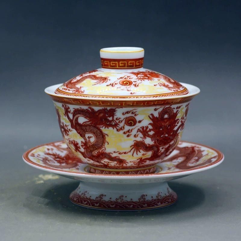 中国茶器 紅竜三才蓋碗 茶碗 湯飲み煎茶器 新品未使用 中国茶器 紅竜三才蓋碗 茶碗 湯飲み煎茶器 新品未使用 - メルカリ