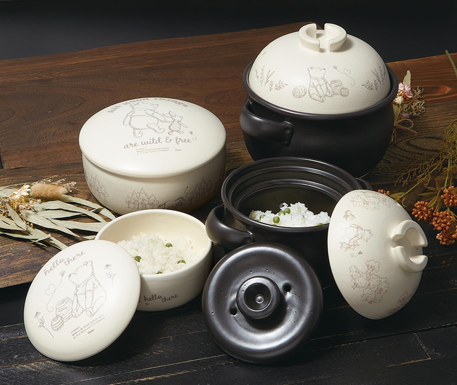 新品　未使用品　鍋 3合 万古焼 陶器 くまのプーさん レディース　プレゼント 000000011050_1_0NHfw4a.jpg