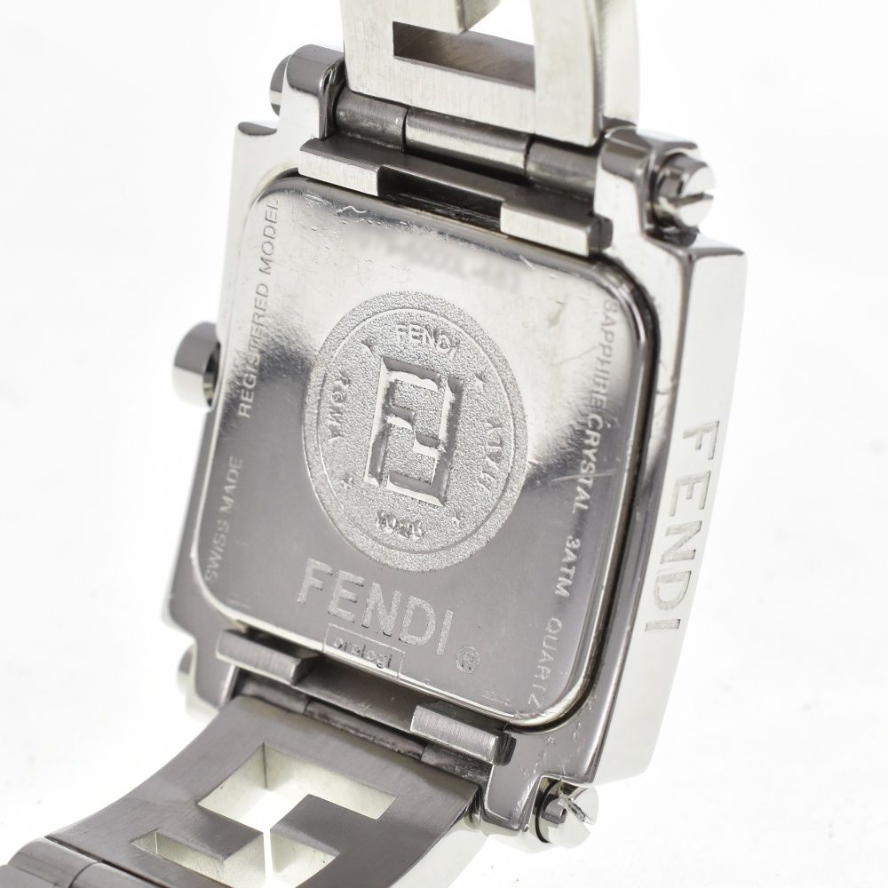 フェンディ FENDI 6000L クアドロ スクエア ダイヤベゼル
