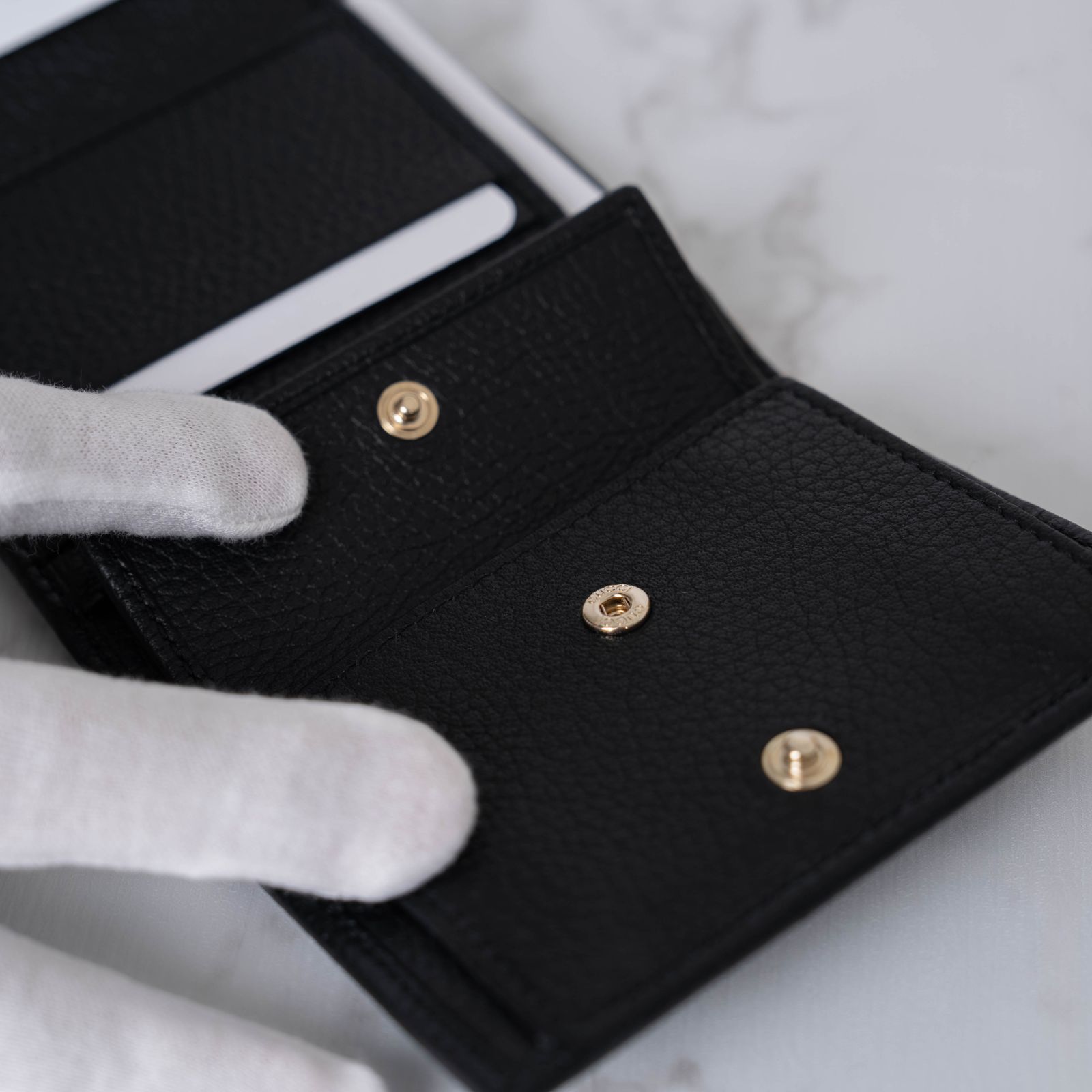 GUCCI グッチ SOHO ソーホー GGレザー 三つ折り財布 ウォレット 598207