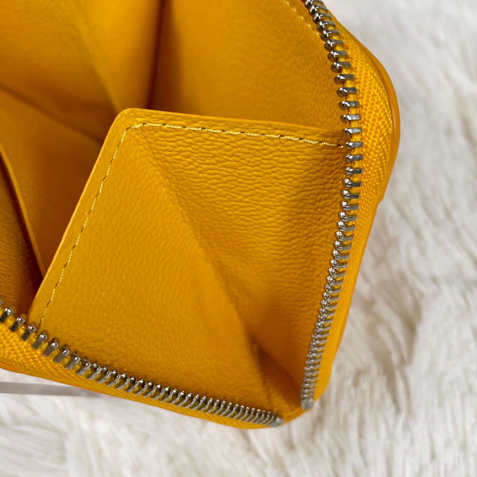 美品】GOYARD ゴヤール マティニョン ミニ コインケース イエロー 