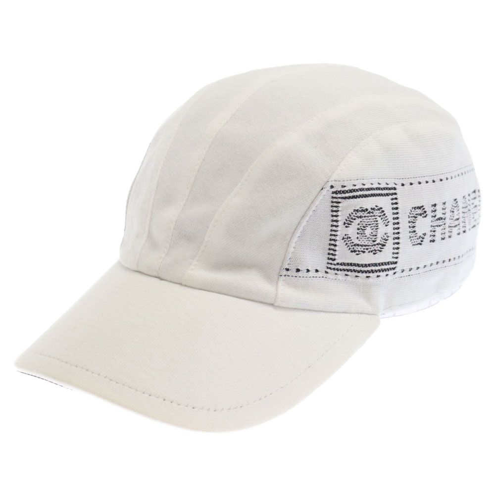 CHANEL スポーツライン サイドロゴ コットン キャップ