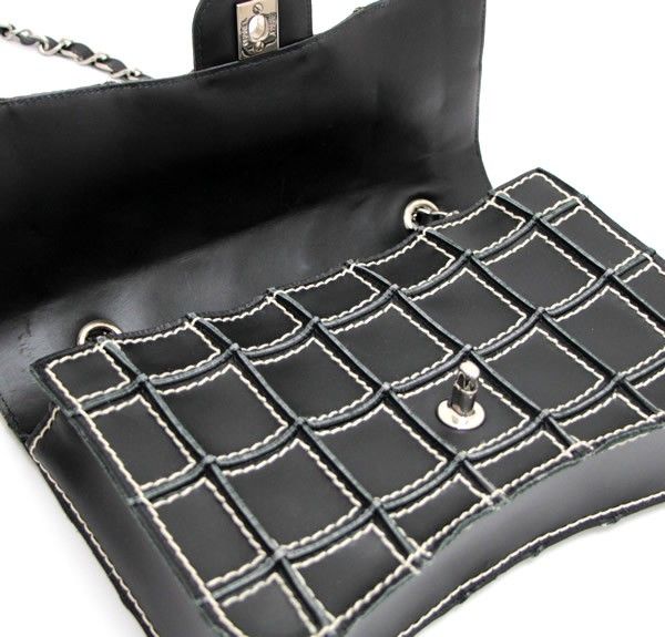 シャネル CHANEL チョコバー チェーンショルダーバッグ レザー