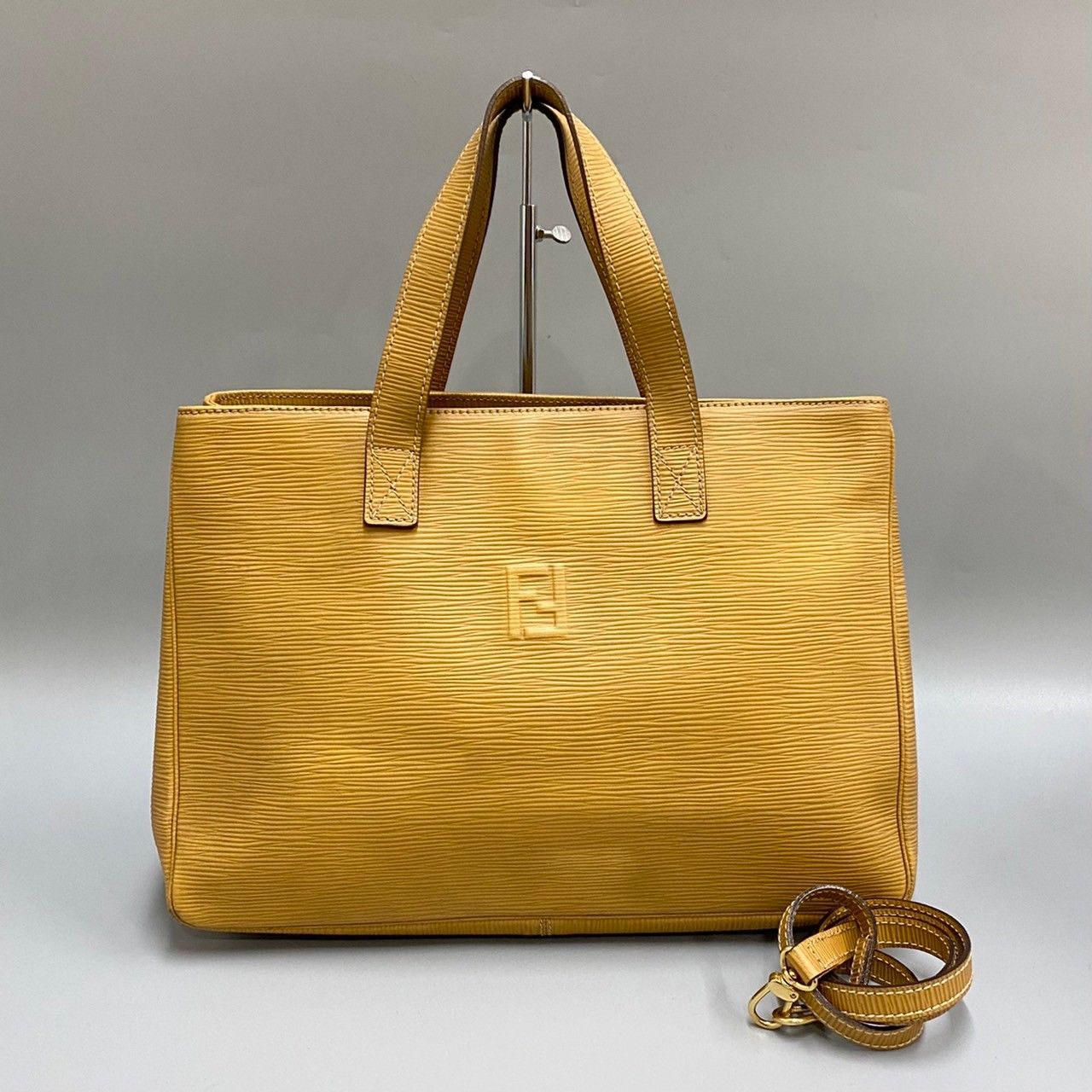 希少モデル】フェンディ 2way トートバッグ FF金具 ショルダー