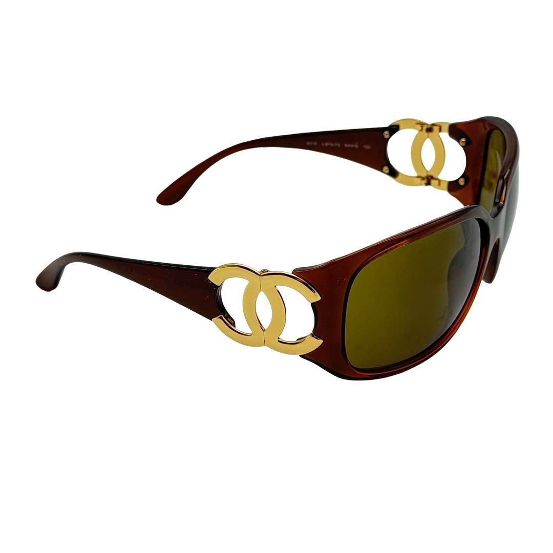 CHANEL シャネル ココマーク 6014 c.879/73 ブラウン ゴールド