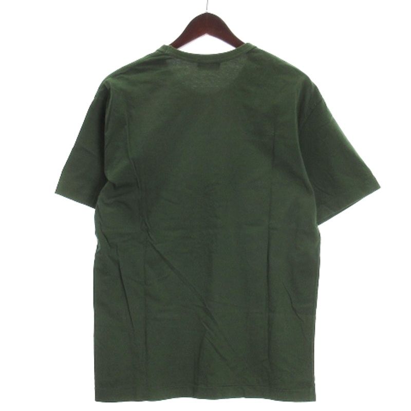 カラー kolor Tシャツ カットソー 半袖 プリント グリーン 1
