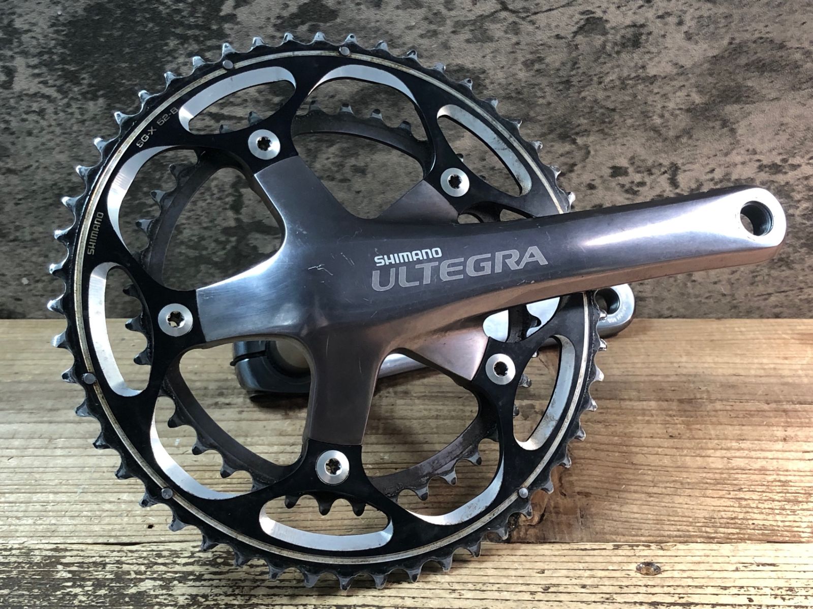 JI291 シマノ SHIMANO アルテグラ ULTEGRA FC-6601 クランクセット 52|39T 165mm