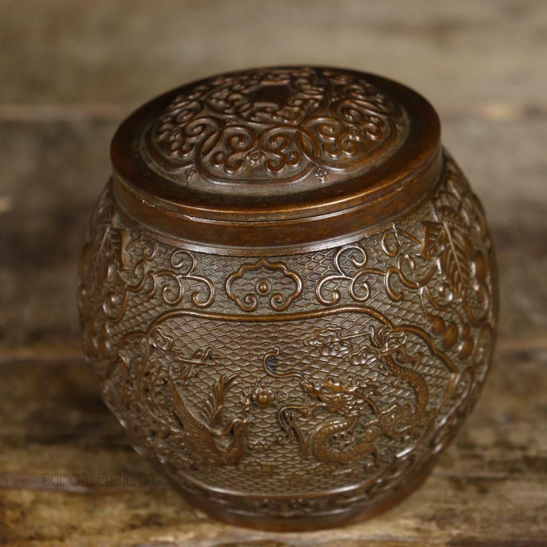 銅 細工 龍鳳茶壺 茶道具 香道具 装飾品 工芸品 置物 銅 細工 龍鳳茶壺 茶道具 香道具 装飾品 工芸品 置物 - メルカリ