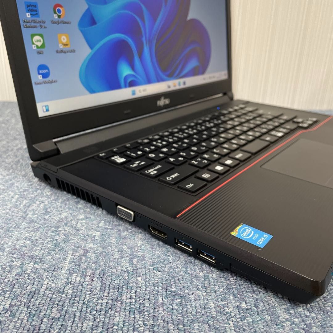 富士通 ノートパソコン i5-4310M メモリ8GB SSD128GB WIFI 光学ドライブ