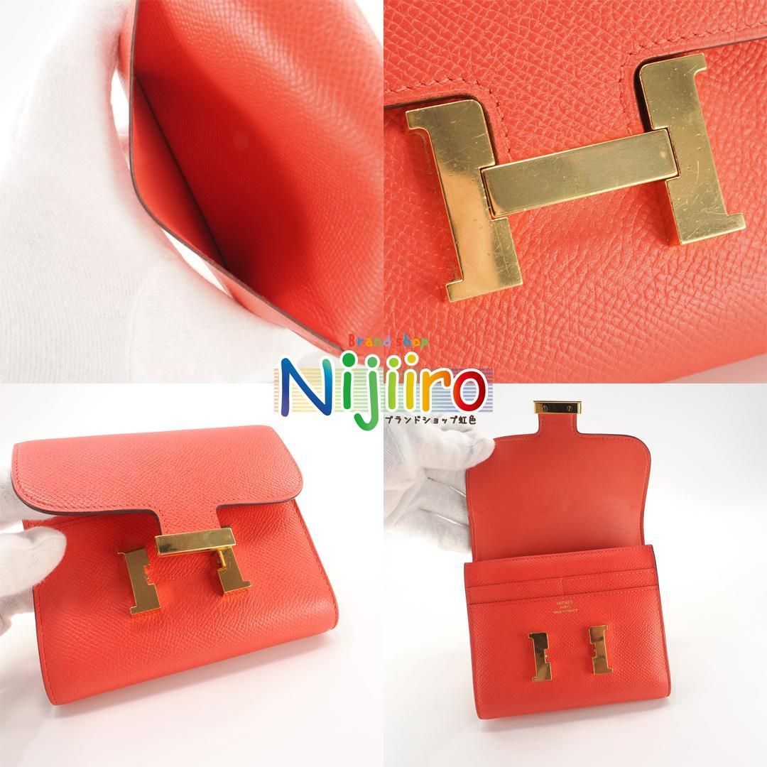 極美品】エルメス コンスタンス コンパクト ウォレット 財布 1389 