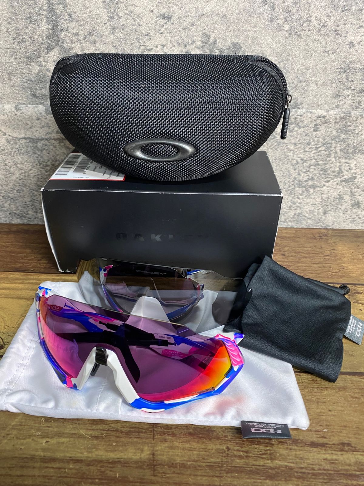 OAKLEY フライトジャケットプリズムレンズ ケース付き