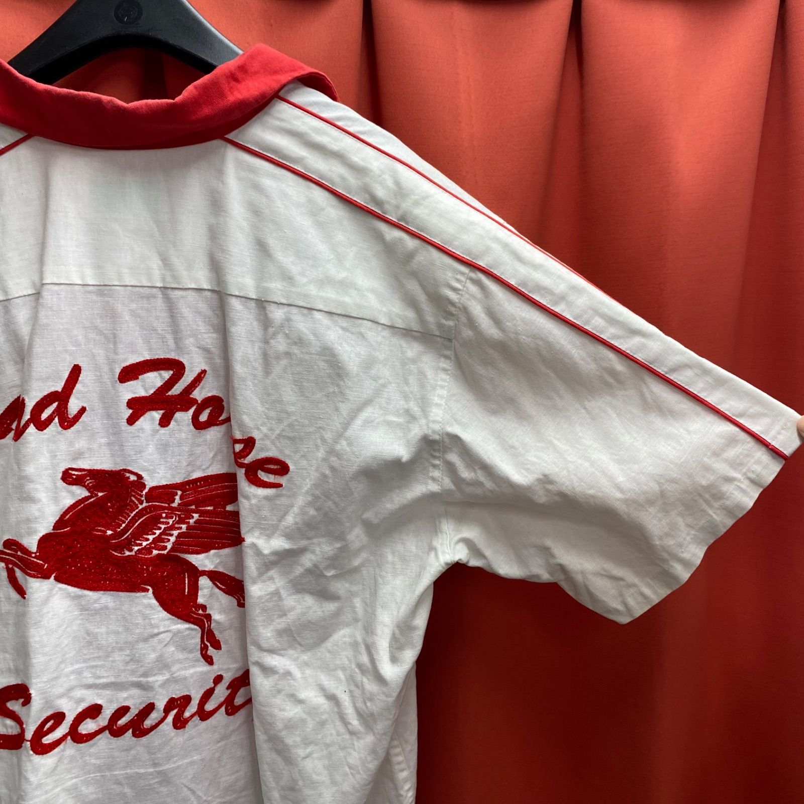 GOLDEN LOBBY ゴールデンロビー ロゴ 刺繍 ダイヤモンド アーガイル パッチワーク ウール オープンカラー ロカビリー シャツ 38 Dry Bones スカジャン フジヤマ GOLDEN LOBBY サイズ 36 希少 GOLDEN LOBBY