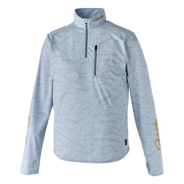 がまかつ NO FLY ZONE(R) 購入 ジップシャツ GM3728 ライトグレー S