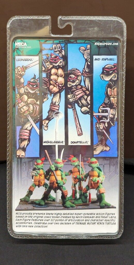 NECA ACTION FIGURE DONATELLO ブリスターパッケージ 7インチ