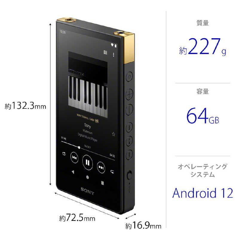 ソニー SONY ウォークマン WALKMAN ZXシリーズ ブラック[64GB/2023年