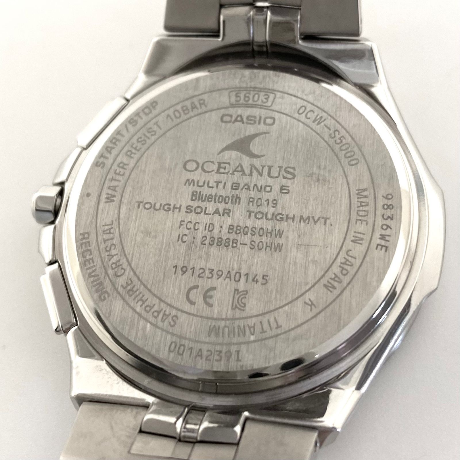美品・希少品】カシオ CASIO オシアナス OCEANUS マンタ Manta S5000 