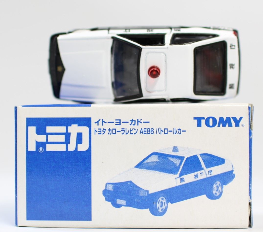 (未使用･未開封品)　トヨタ カローラレビン AE86 パトロールカー  60wa65s ミニカーショップ ケンボックス トミカ イトーヨーカドー特注