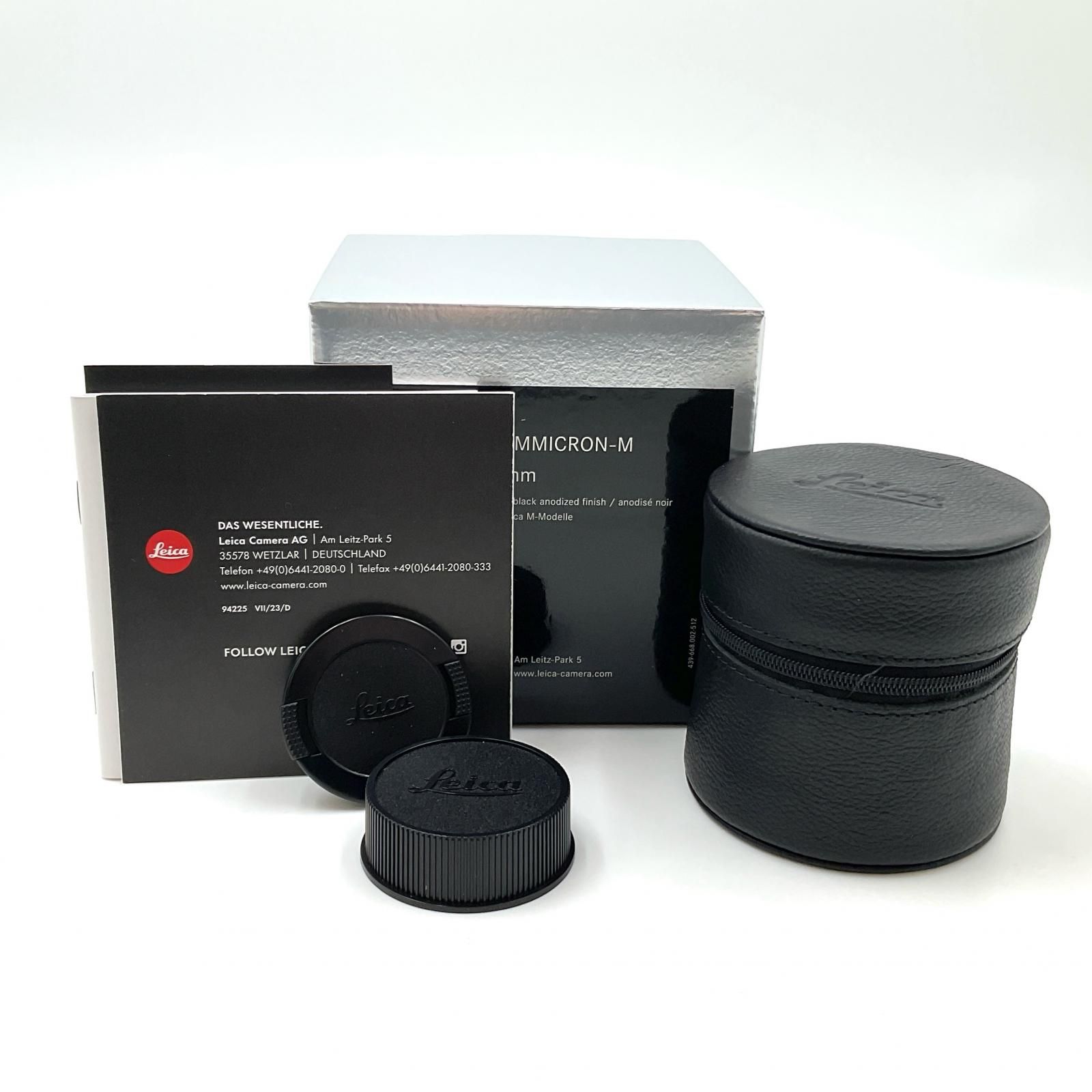 全額返金保証】【最速発送】Leica SUMMICRON-M 50mm F/2 11826 E39 超美品