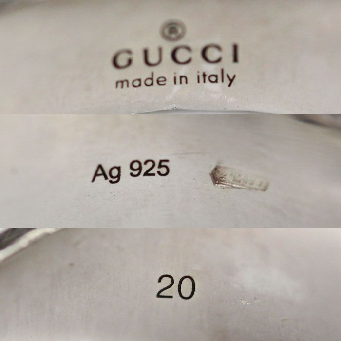 GUCCI グッチ シルバー925 インターロッキングG アラベスク