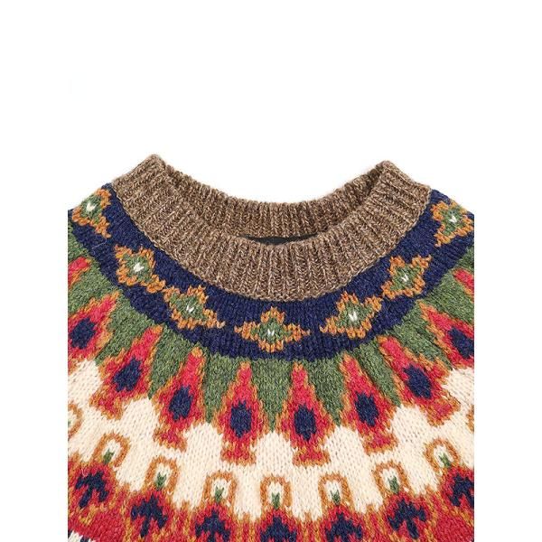 DSQUARED2 ディースクエアード 21AW ノルディック柄ニットワンピース