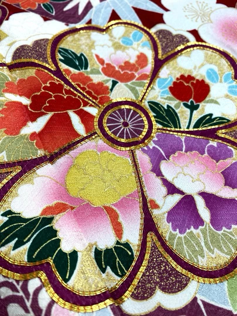 振袖 豪華 金駒 金彩 紋意匠 身丈164cm 振袖 豪華 金駒 金彩 紋意匠 身丈164cm パールトーン加工済 【公式通販】