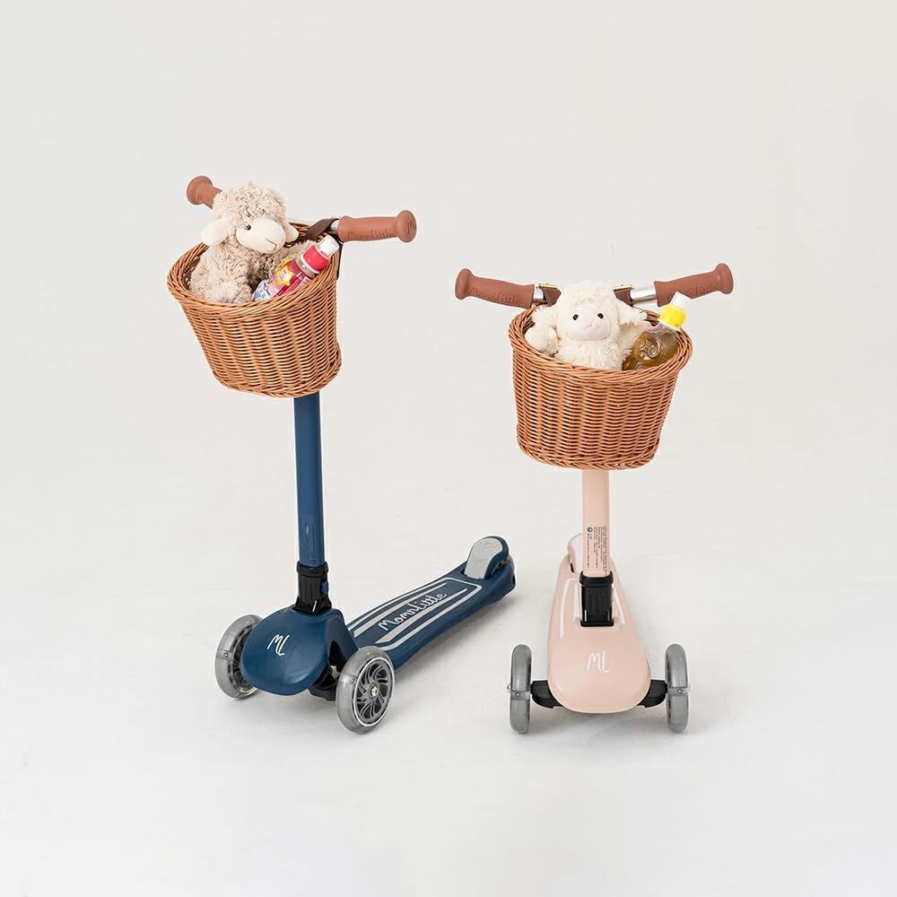 新品 MomnLittle 前かご フロントバスケット 自転車 前掛けカゴ 前カゴ ミニ バスケット キッズ 子供用 自転車 バランスバイク キックバイク キックボード キックスクーター