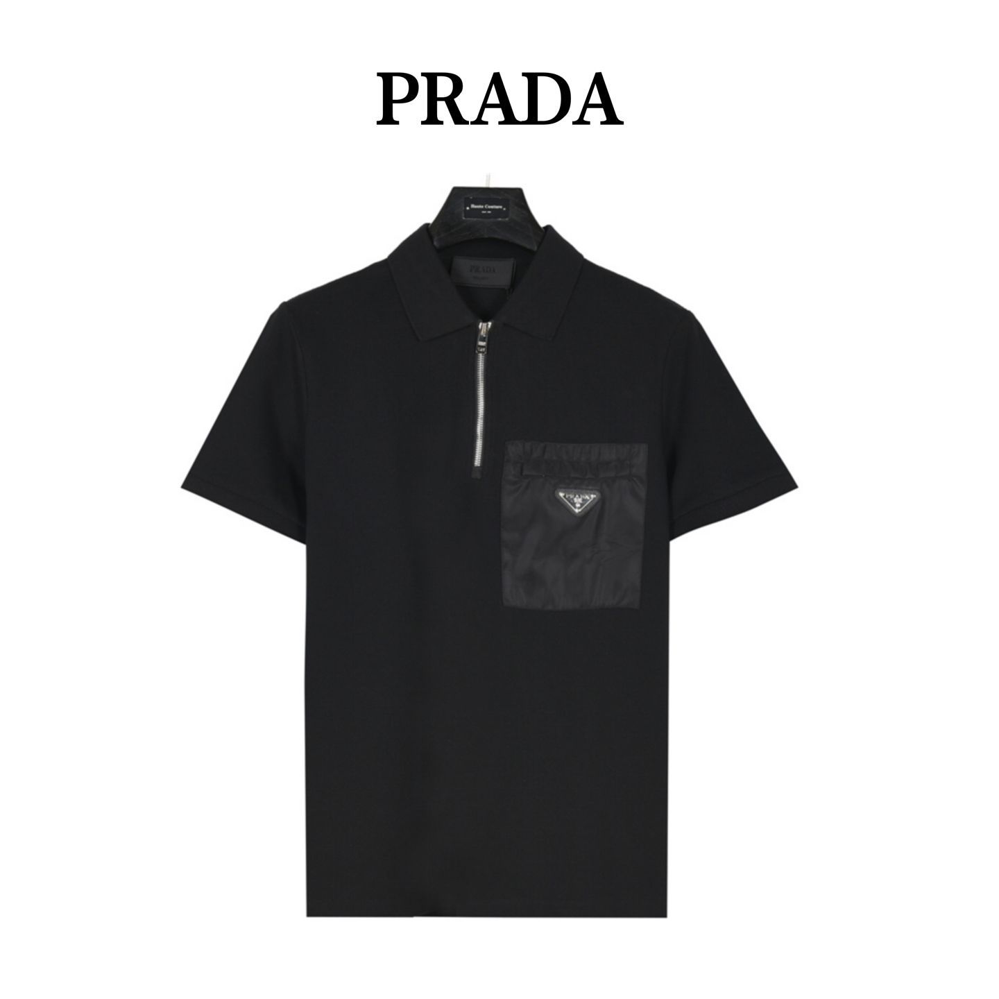 人気！PRADA(プラダ)半袖 ポロシャツ コットン100％ メンズ