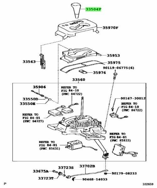 トヨタ 純正 ランドクルーザー シフトレバー ノブ Knob Shift Lever 33504-60180-C0 TOYOTA LEXUS Genuine JDM メーカー純正品